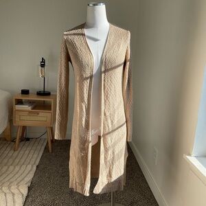 Vintage Y2K Hooked Up Longline Knit Cardigan Size M